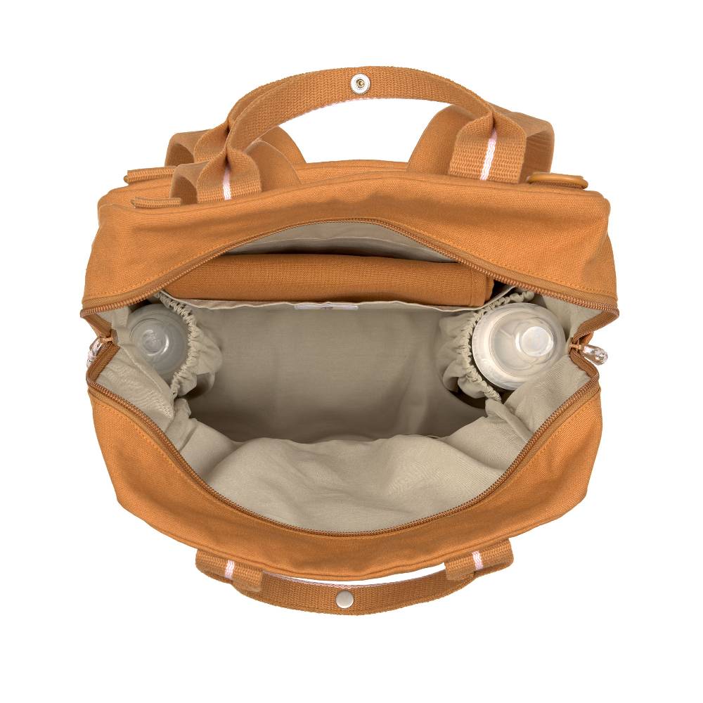 Lässig Wickelrucksack Square Little One & Me - Big, Karamell Letzte 3 Tage
