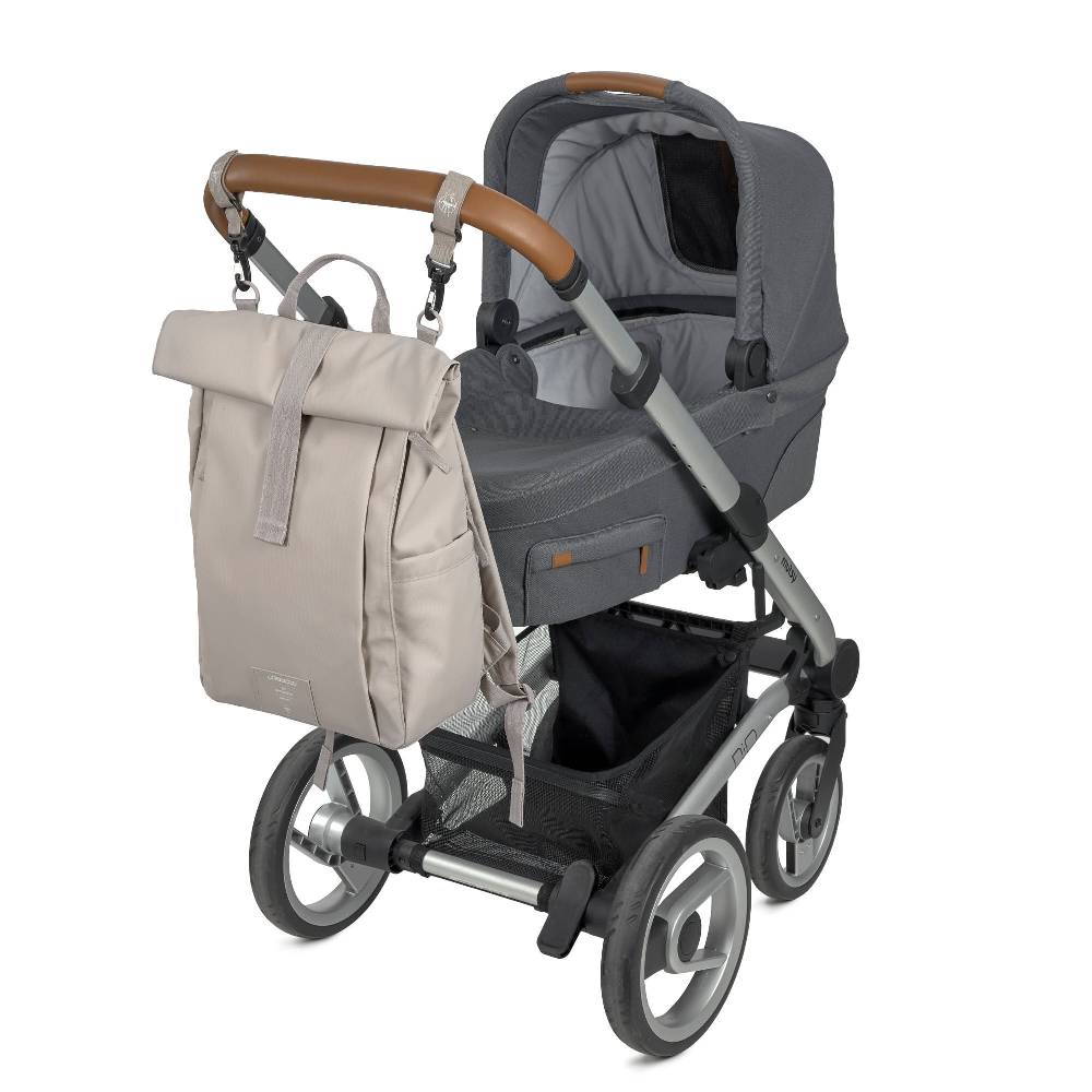 Lässig Wickelrucksack - Rolltop Up Backpack, Taupe (Limited Edition) Neueste Stile