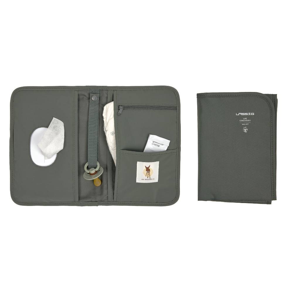 Lässig Windeltasche - kleine Wickeltasche, Olive Letzte 2 Tage