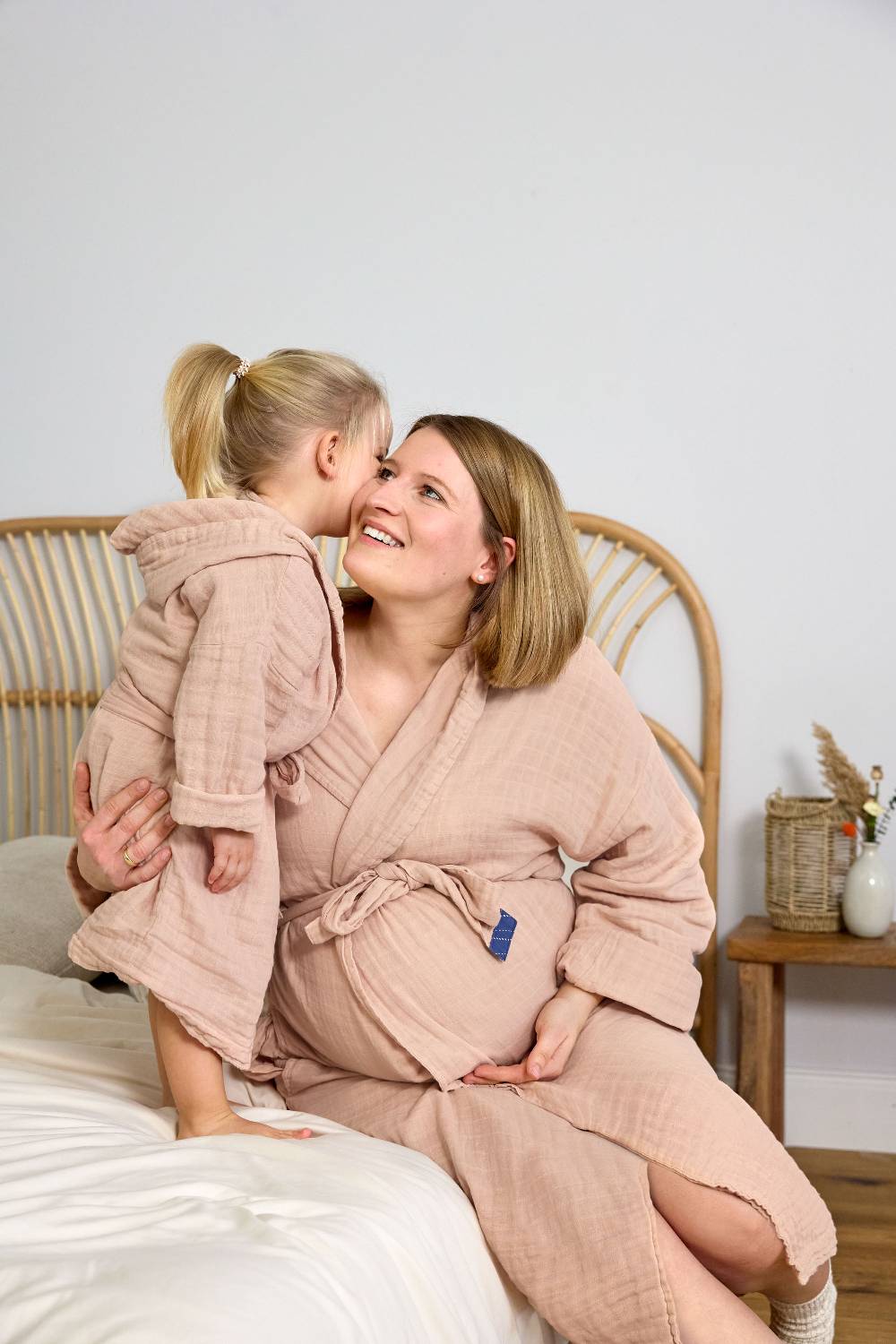 Lässig Bademantel Kinder (Little One & Me) - Baumwolle, Rosa Bis zu 50% Rabatt
