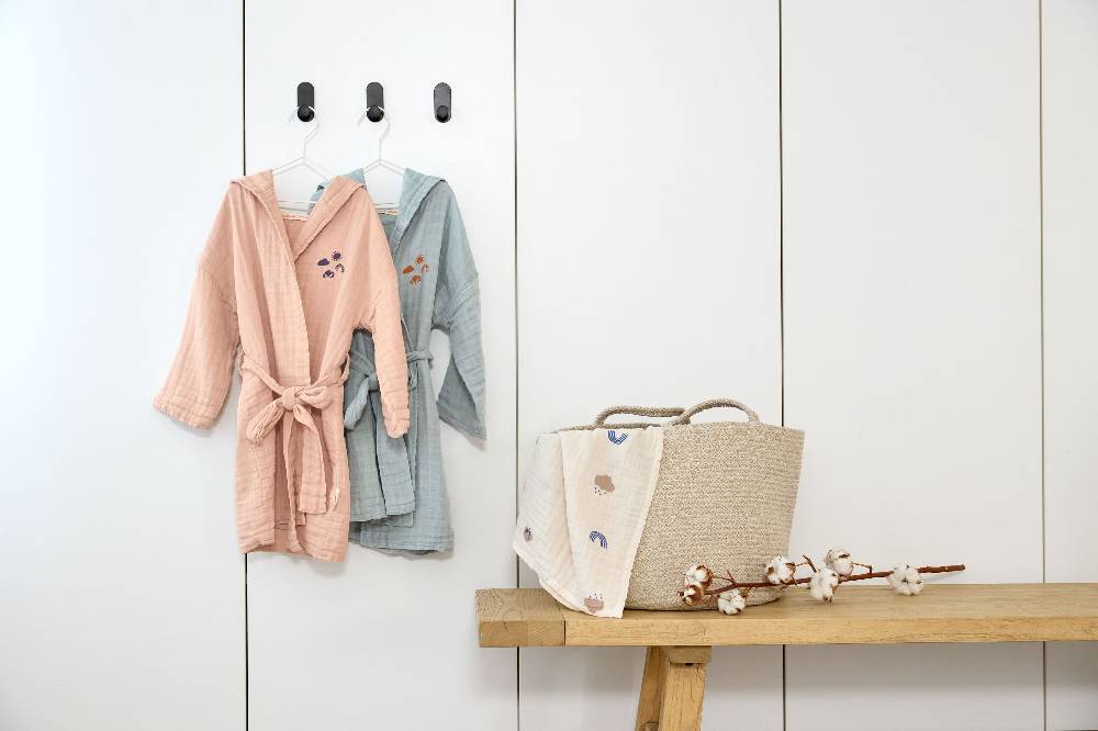 Lässig Bademantel Kinder (Little One & Me) - Baumwolle, Rosa Bis zu 50% Rabatt