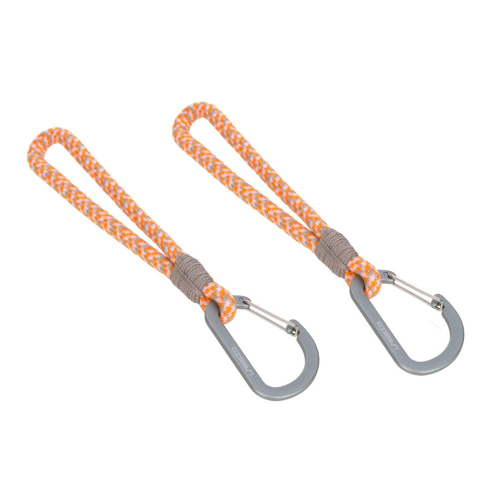 Lässig Kinderwagenhaken 2er Set - Karabiner, Beige Orange Vierteljährliche Förderung