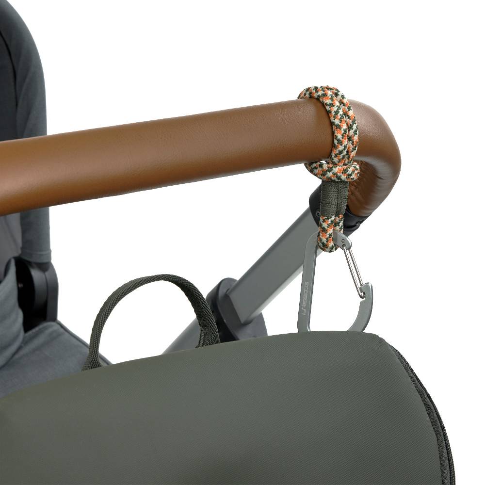 Lässig Kinderwagenhaken 2er Set - Karabiner, Oliv Rot Discount Store für neue Produkte