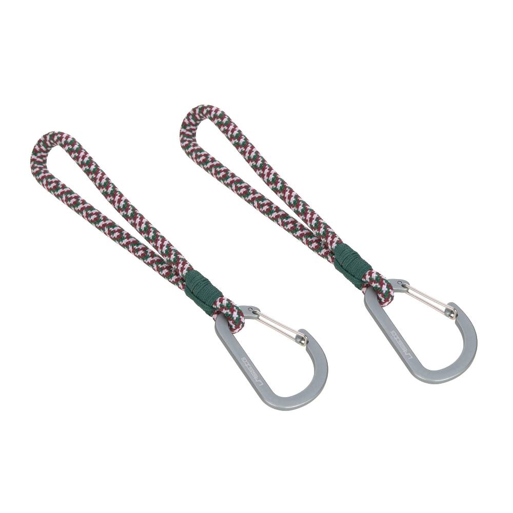 Lässig Kinderwagenhaken 2er Set - Karabiner, Grün Lila Nur noch ein Tag übrig
