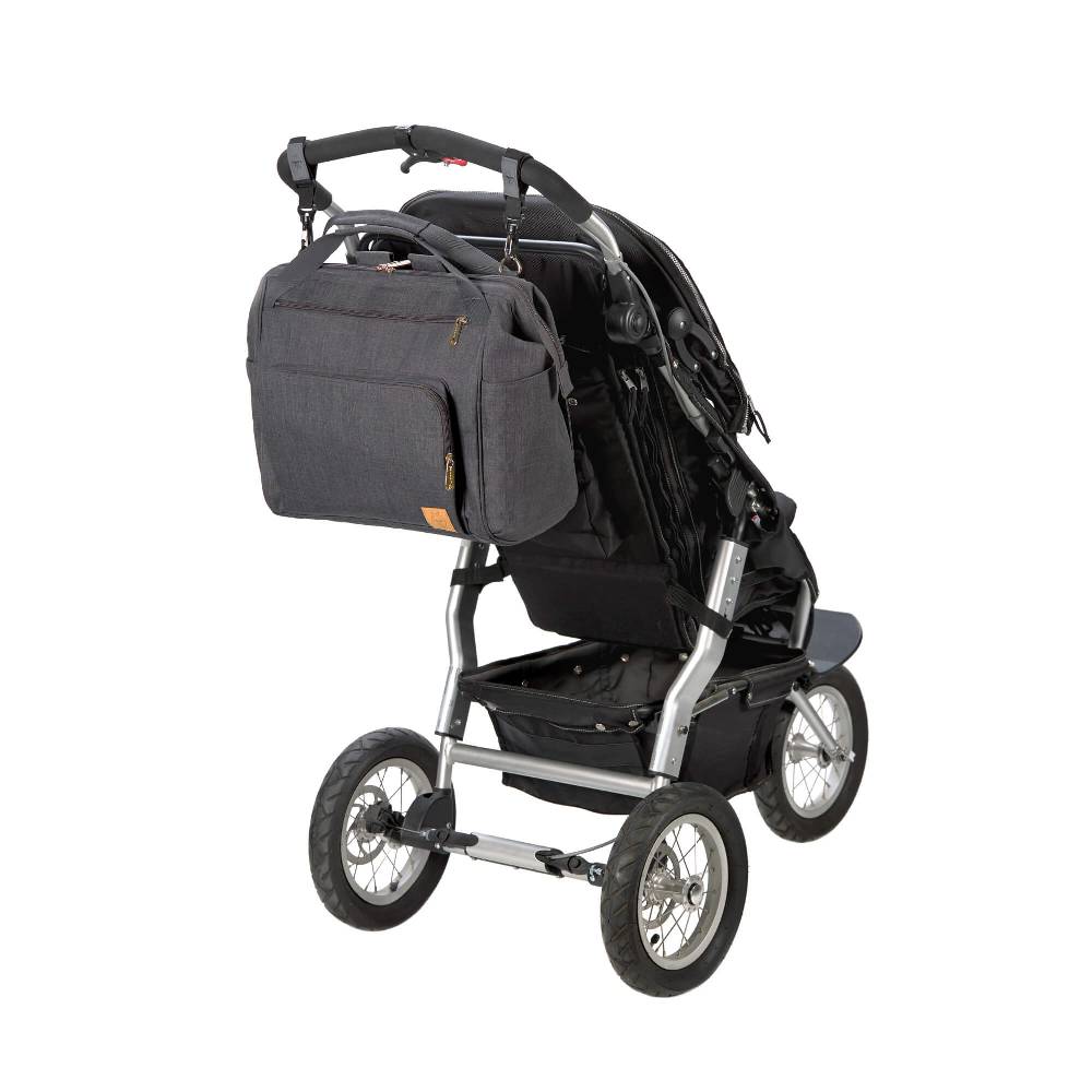 Lässig Wickelrucksack Zwillinge - Goldie Twin Backpack, Anthracite Speichern exportieren