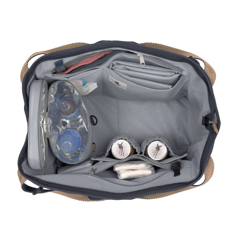 Lässig Zwillingswickeltasche - Green Label Twin, Navy im Angebot