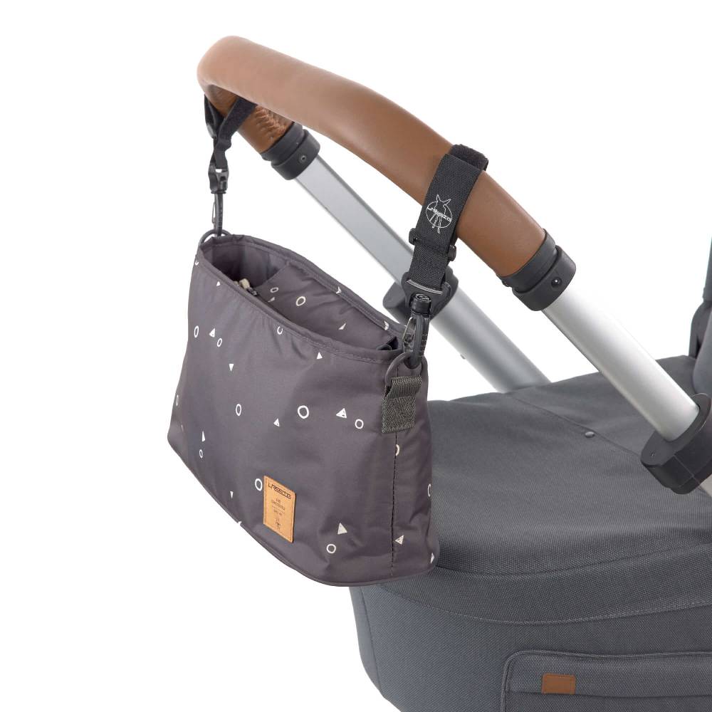 Lässig Kinderwagen Organizer - Universe Anthracite, Anthrazit Schlussverkauf