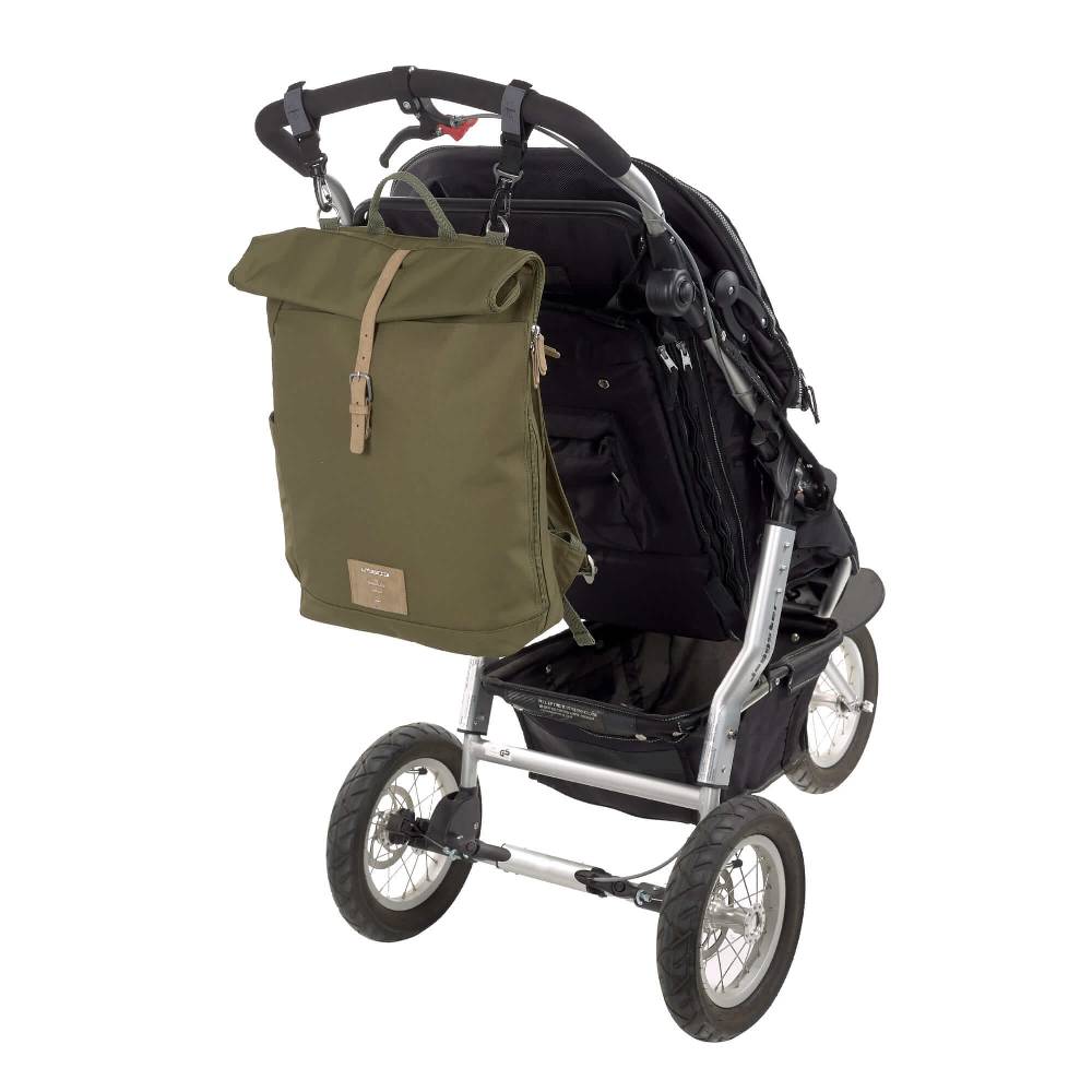 Lässig Wickelrucksack - Rolltop Backpack, Olive Blitzverkäufe