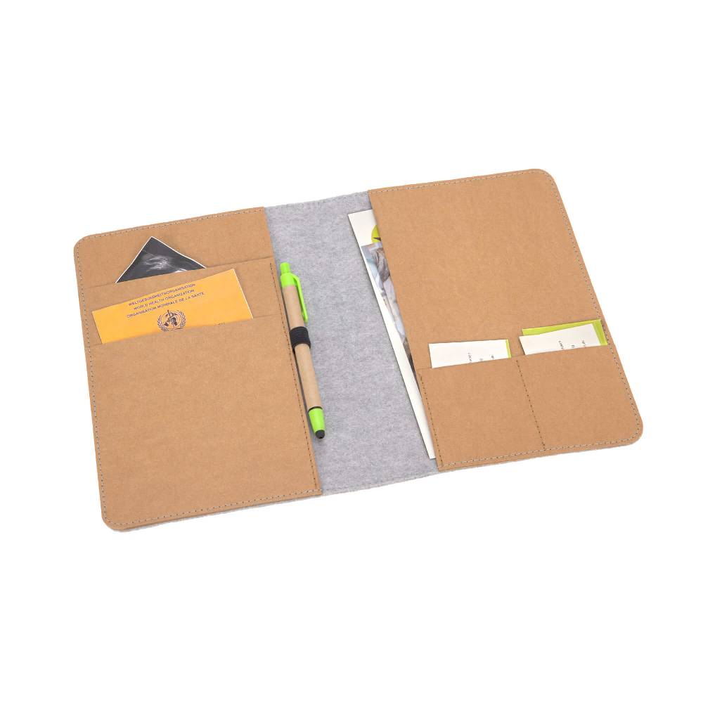 Lässig Mutterpasshülle - Dokumentenmappe Herz im Glück Limited Edition, Felt Grey Großer Ausverkauf