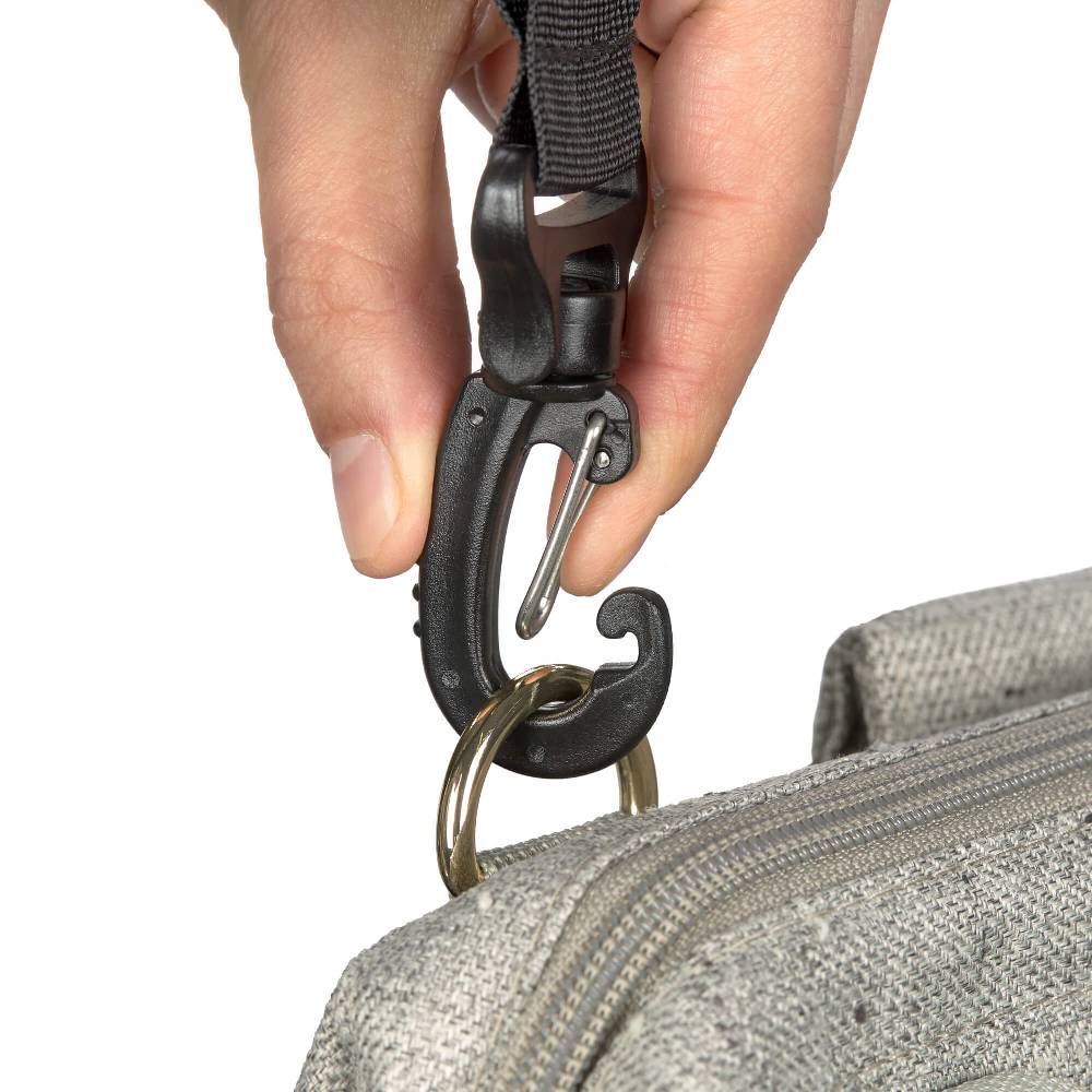 Lässig Kinderwagenhaken (2 Stk) - Stroller Hooks, black Online Shopping