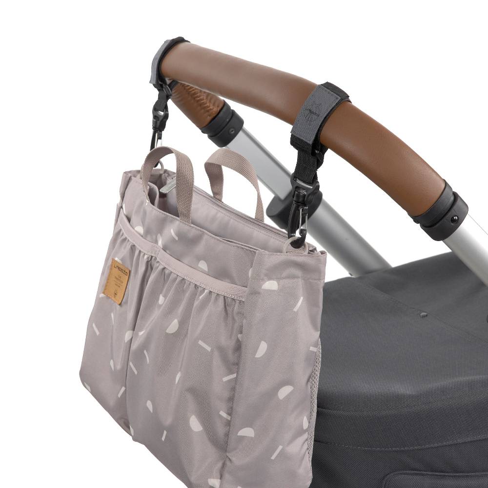 Lässig Wickeltasche - Multitalent Organizer Blocks Taupe, Grau Preisnachlass