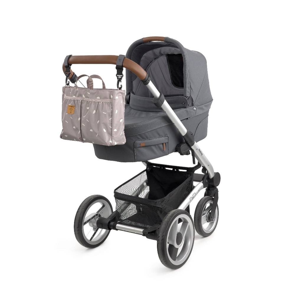 Lässig Wickeltasche - Multitalent Organizer Blocks Taupe, Grau Preisnachlass