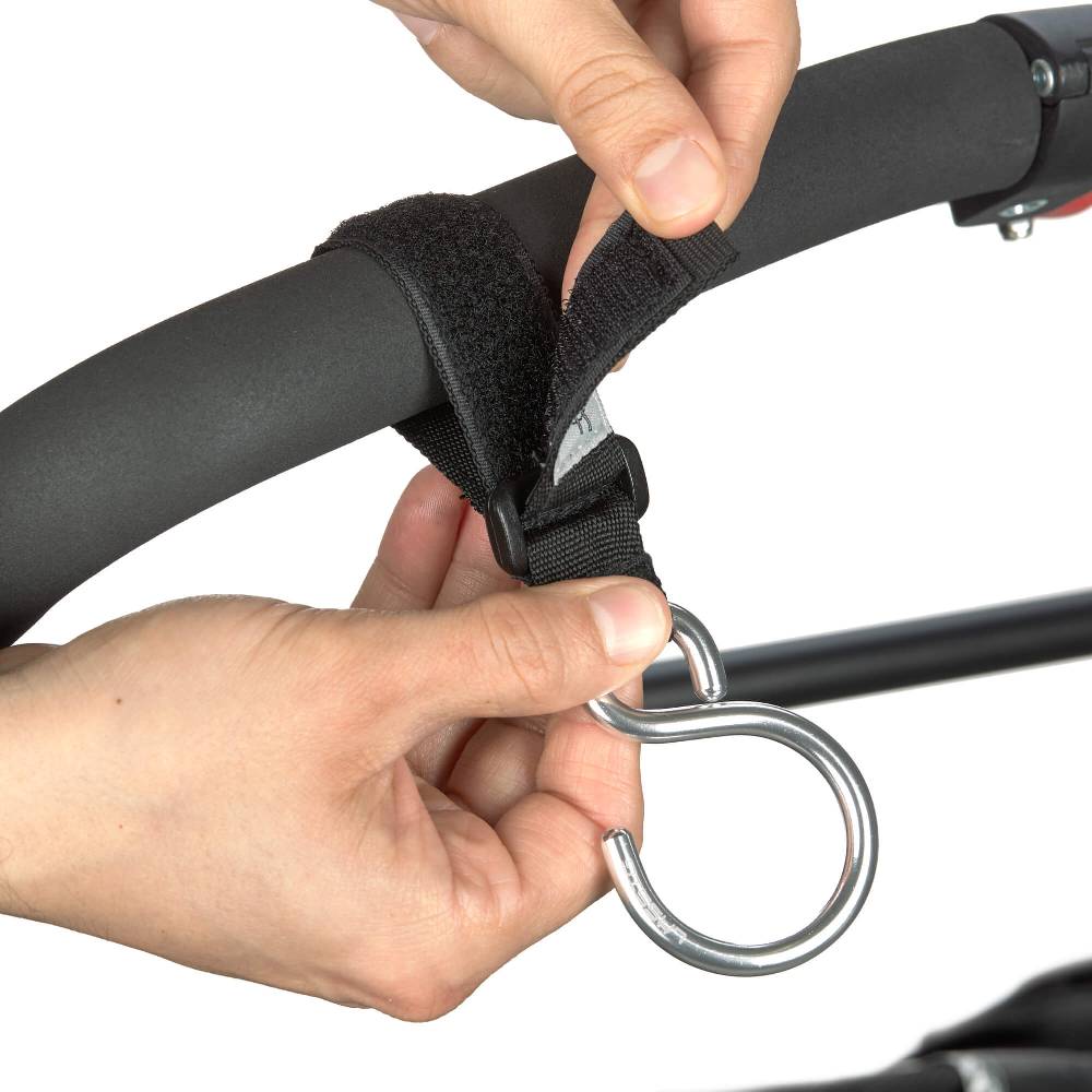 Lässig Kinderwagenhaken (2 Stk) - Stroller Hooks, metal Black Friday