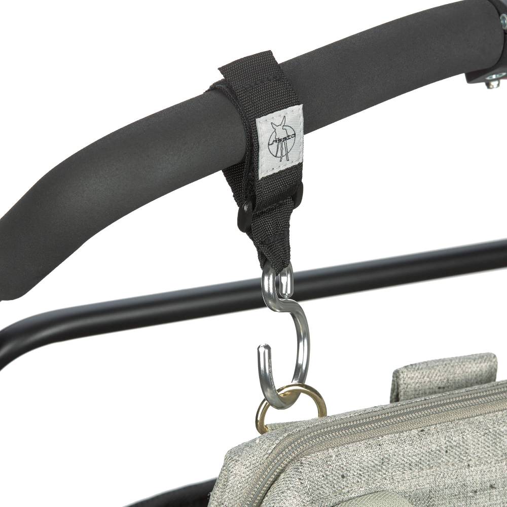Lässig Kinderwagenhaken (2 Stk) - Stroller Hooks, metal Black Friday