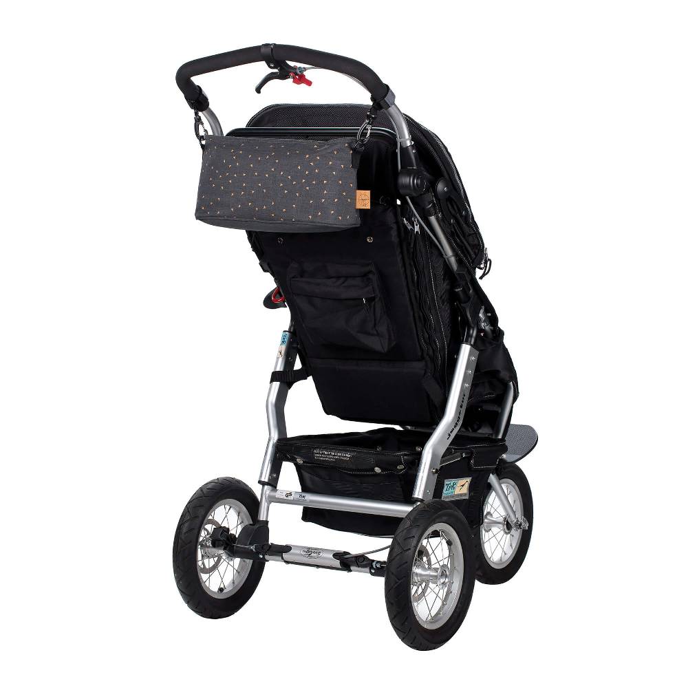 Lässig Kinderwagentasche - Buggy Organizer, Triangle Dark Grey Osterangebot