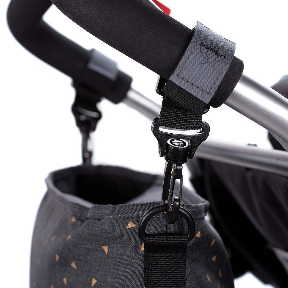 Lässig Kinderwagentasche - Buggy Organizer, Triangle Dark Grey Osterangebot
