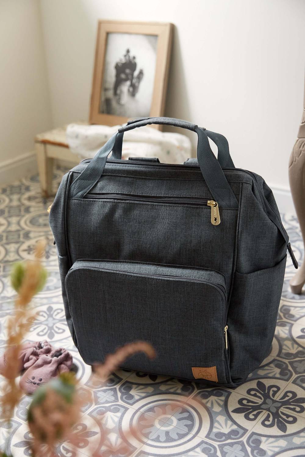Lässig Wickelrucksack - Glam Goldie Backpack, Anthracite Valentinstagsangebot
