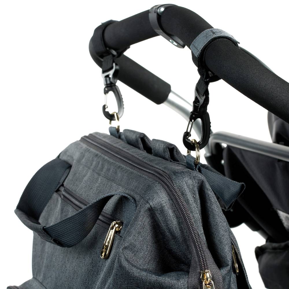 Lässig Wickelrucksack - Glam Goldie Backpack, Anthracite Valentinstagsangebot