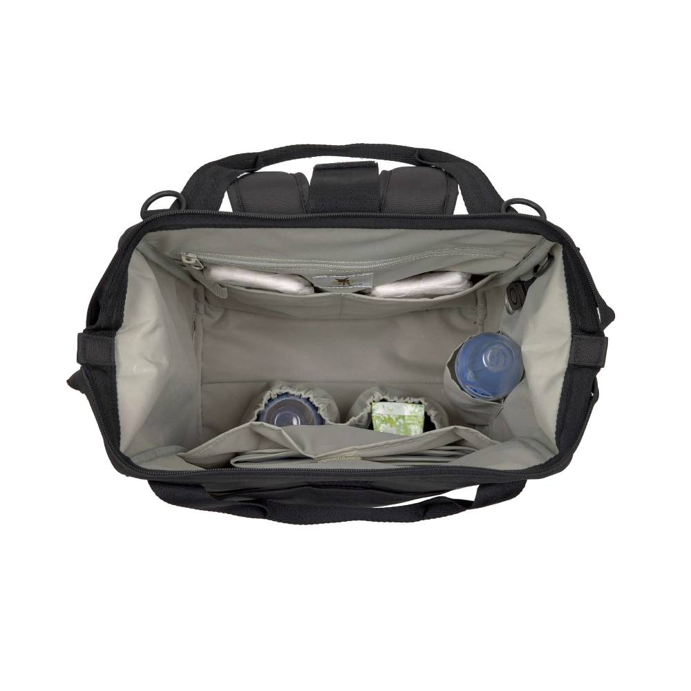 Lässig Wickelrucksack Goldie Up Green Label - Schwarz Jubiläumsangebot