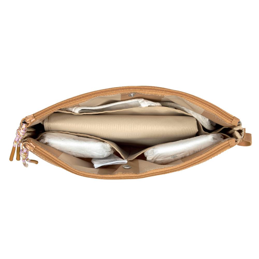 Lässig Windeltasche - Clutch, Kamel Beige Exklusive Angebote