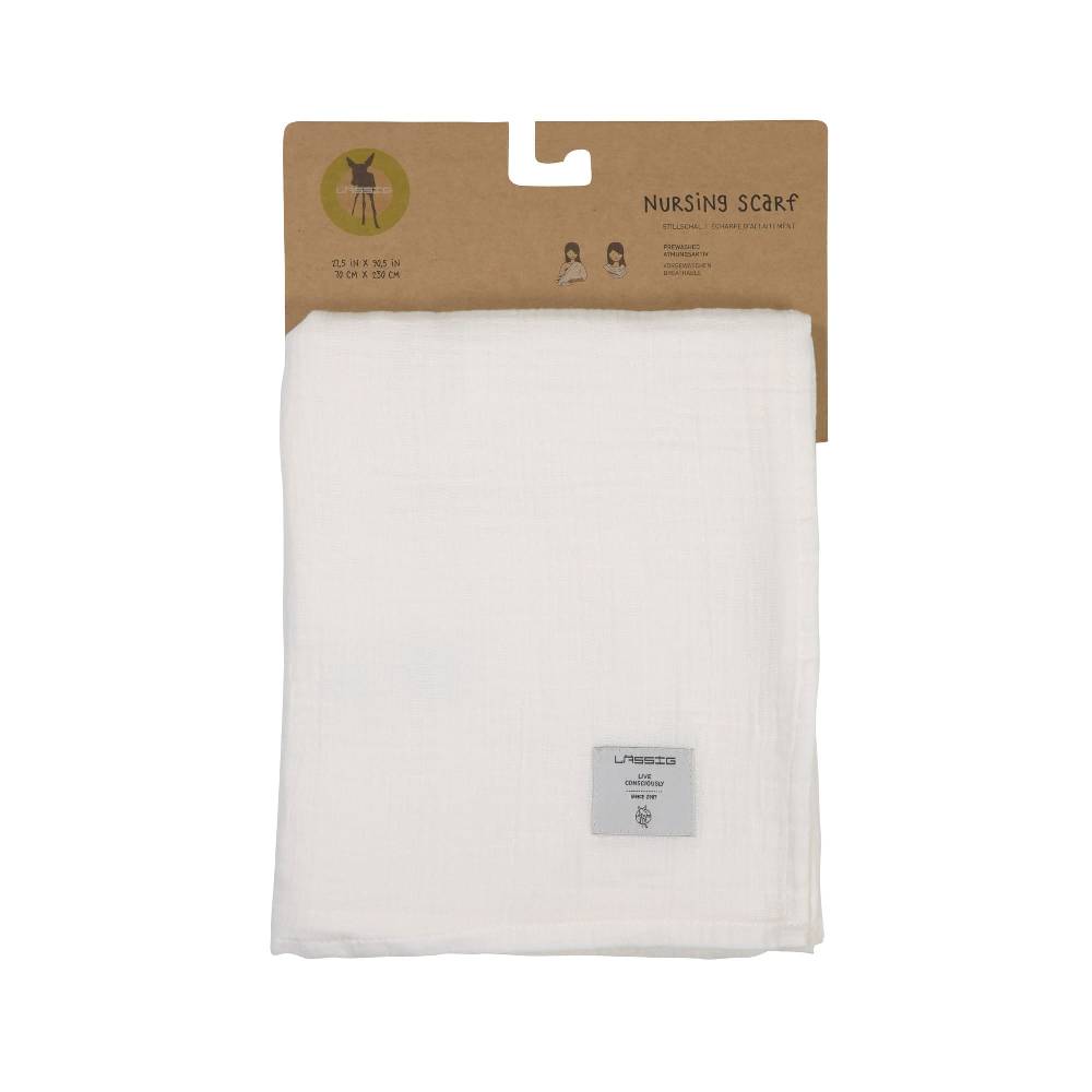 Lässig Stillschal - Musselin Nursing Scarf, Milky Große Rabatte