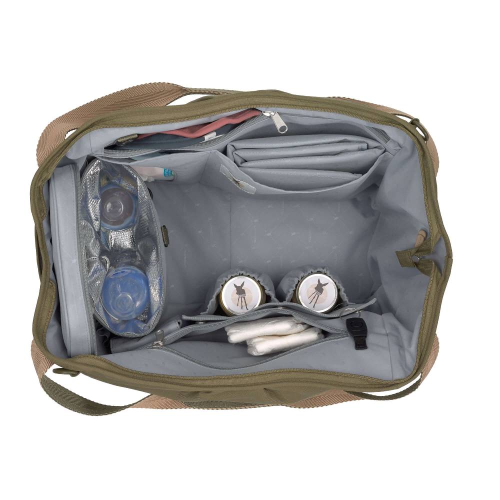 Lässig Zwillingswickeltasche - Green Label Twin, Olive Saisonale Angebote