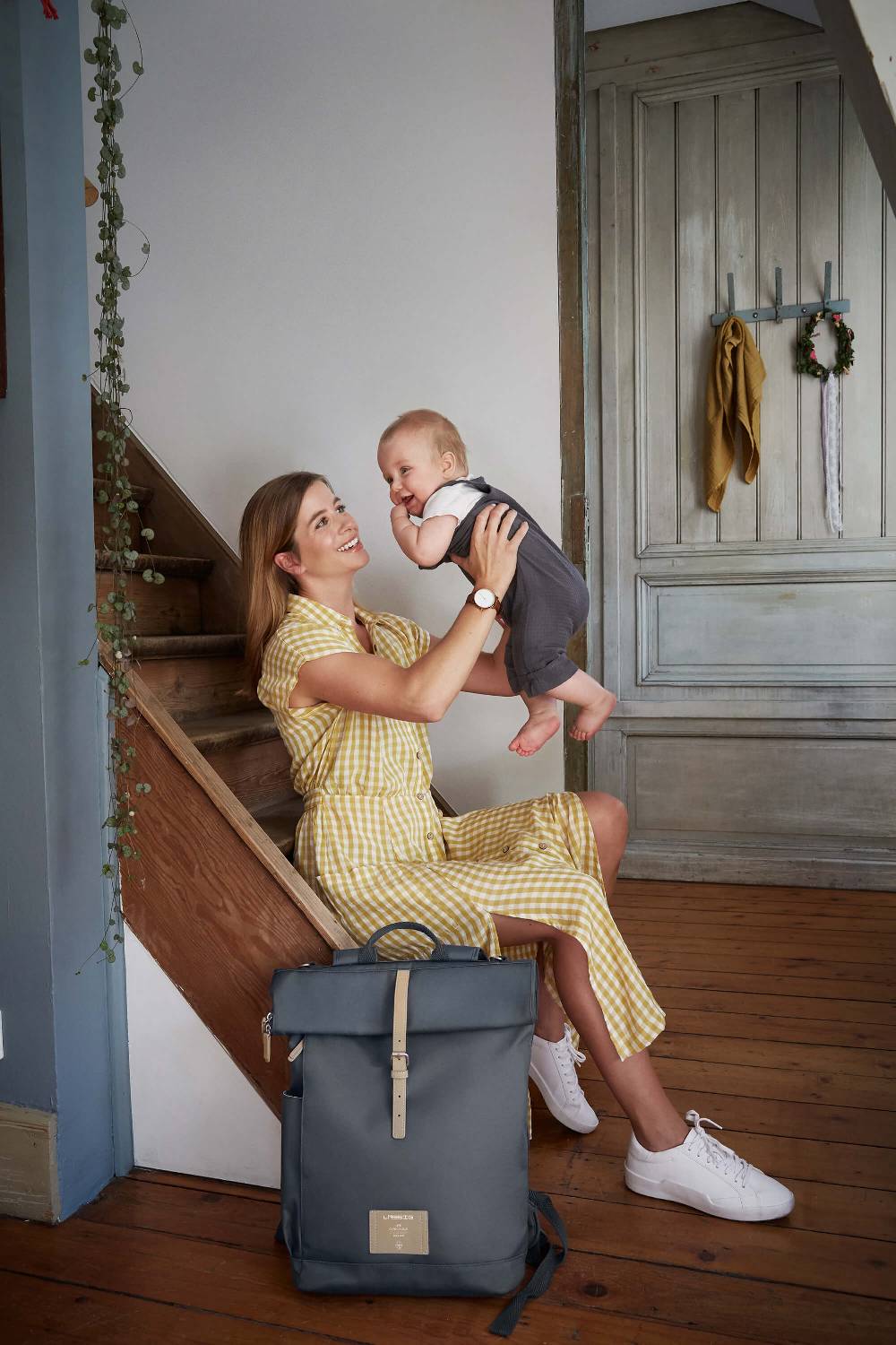 Lässig Wickelrucksack - Rolltop Backpack, Anthracite Tiefpreis