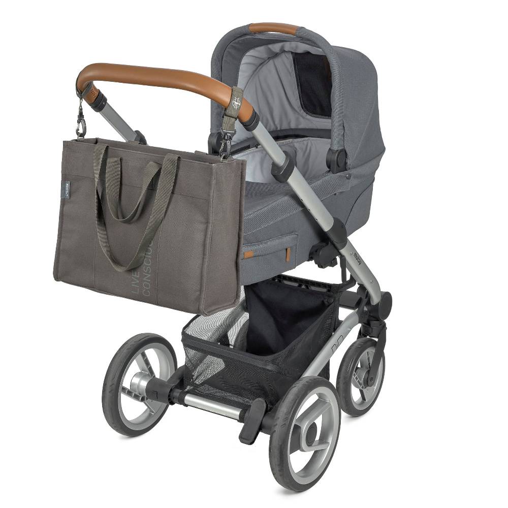 Lässig Wickeltasche - Tote Up Bag, Anthrazit Wochenangebot