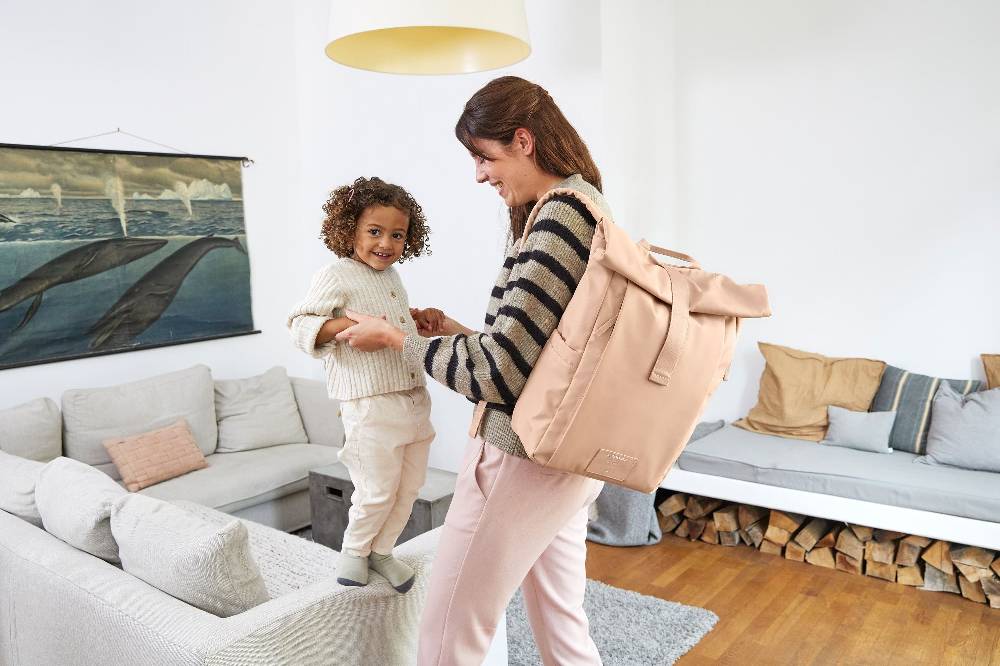 Lässig Wickelrucksack - Rolltop Up Backpack, Rosa (Limited Edition) Neueste Stile