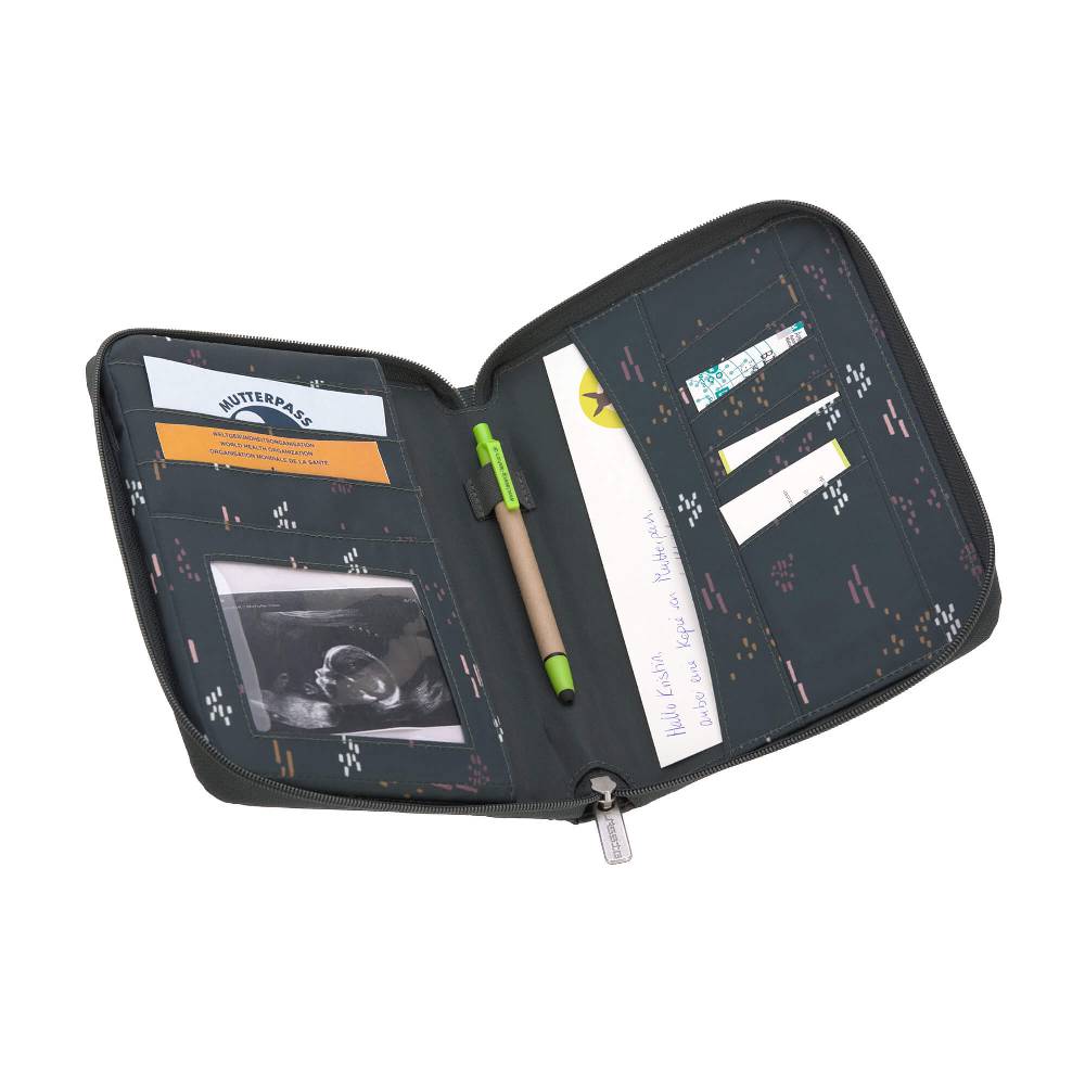 Lässig Mutterpasshülle - Document Pouch, Blobs Forest Nur noch ein Tag übrig