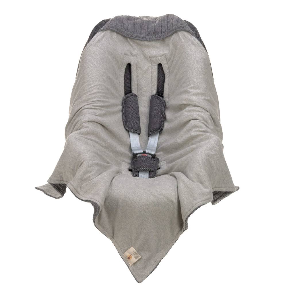 Lässig Einschlagdecke Baby - Bio Baumwolle, Anthrazit Black Friday Preise