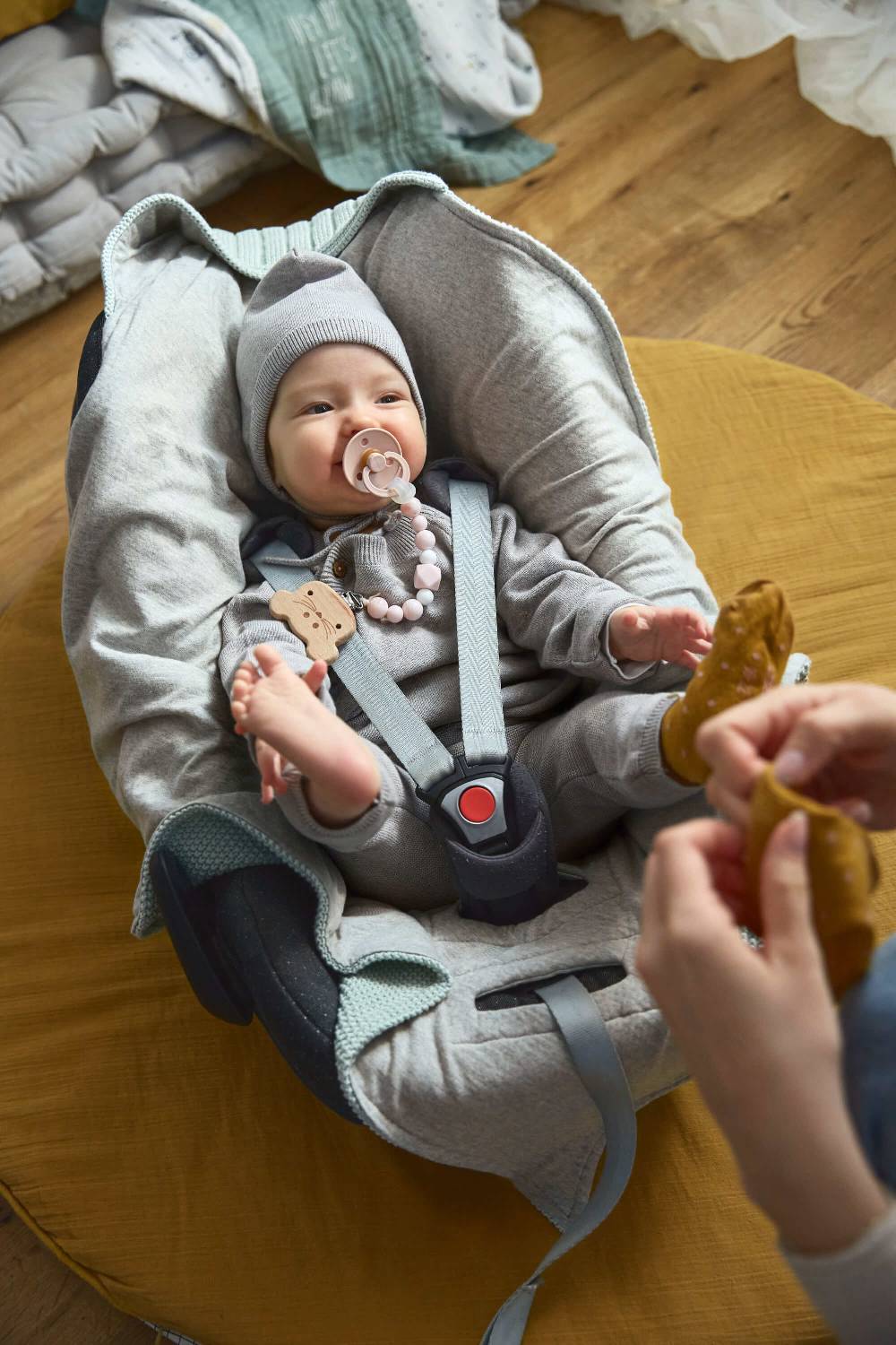 Lässig Einschlagdecke Baby - Bio Baumwolle, Light Mint Hotsell
