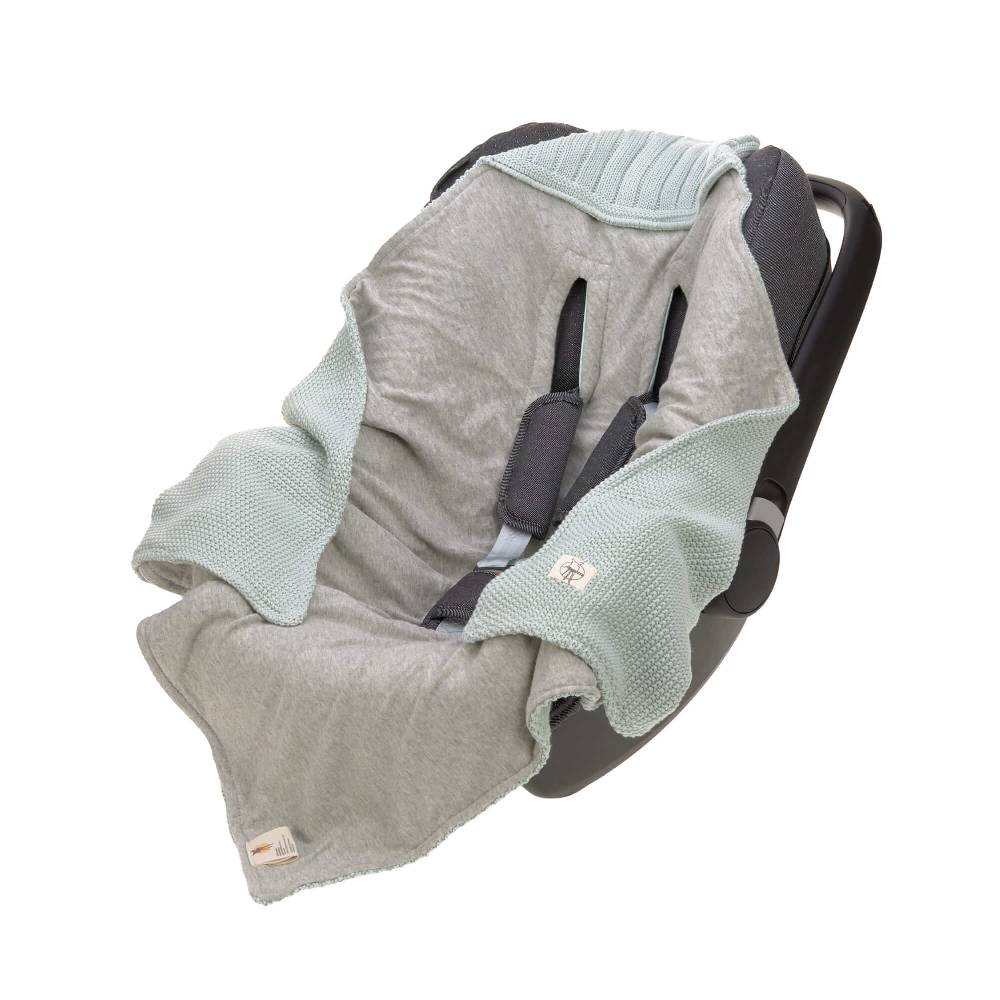 Lässig Einschlagdecke Baby - Bio Baumwolle, Light Mint Hotsell
