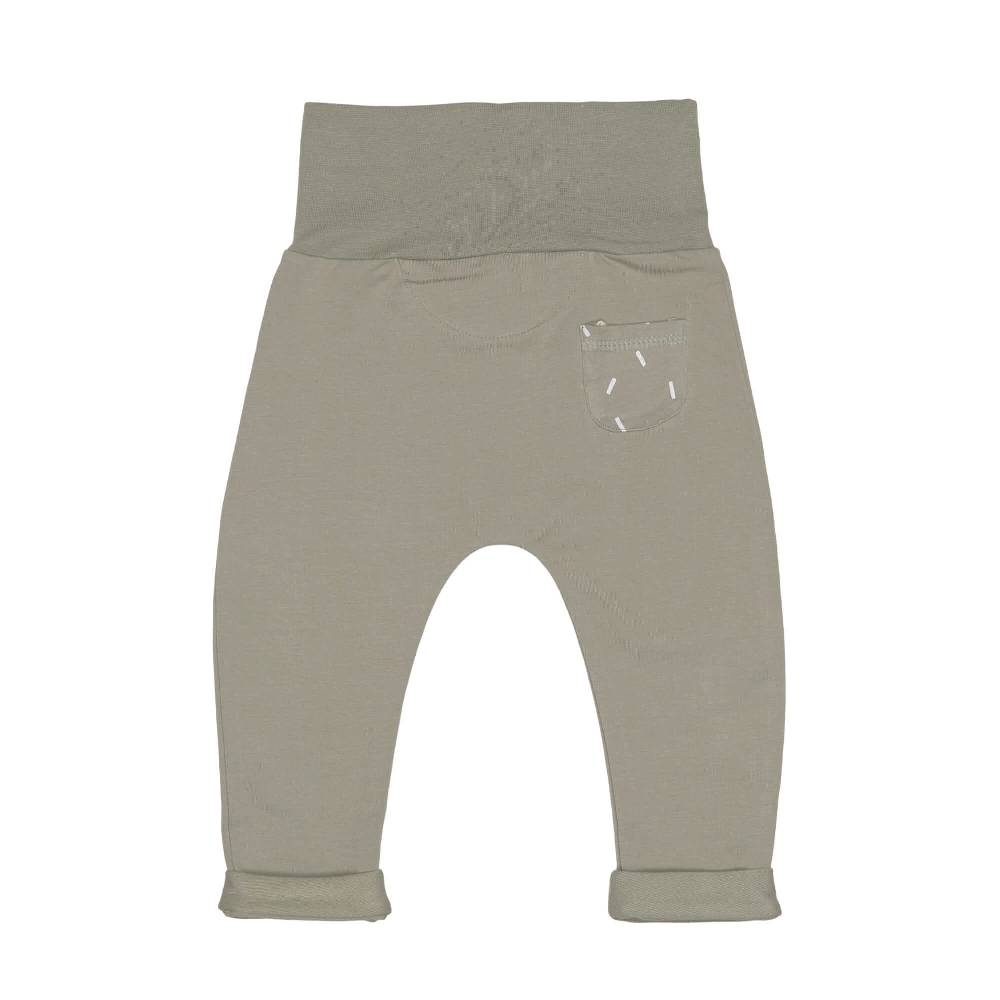 Lässig Babyhose - Bio Baumwolle, Oliv Günstiger Verkauf