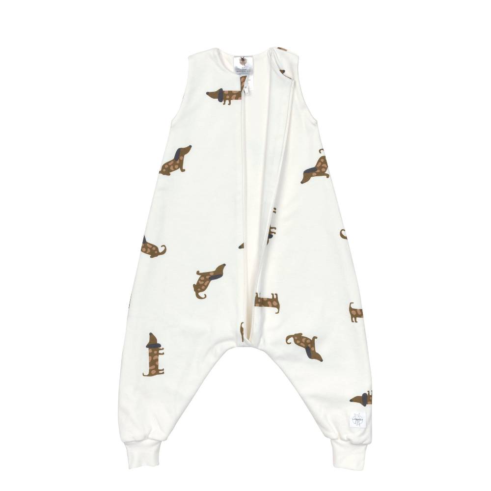 Lässig Kinder Schlafoverall 1 TOG - Bio Baumwolle, Beige Kostenloser Versand