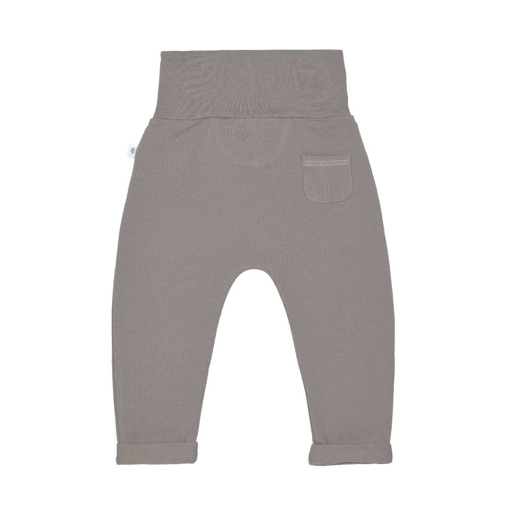 Lässig Babyhose - Bio Baumwolle, Taupe Sonderangebot