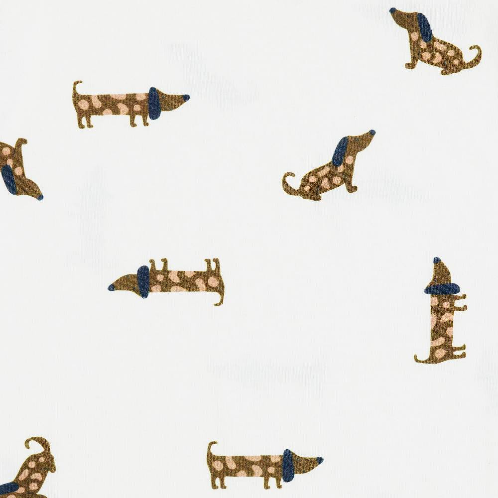 Lässig Baby Schlafoverall - Bio Baumwolle, Hund, Milky Rabatt