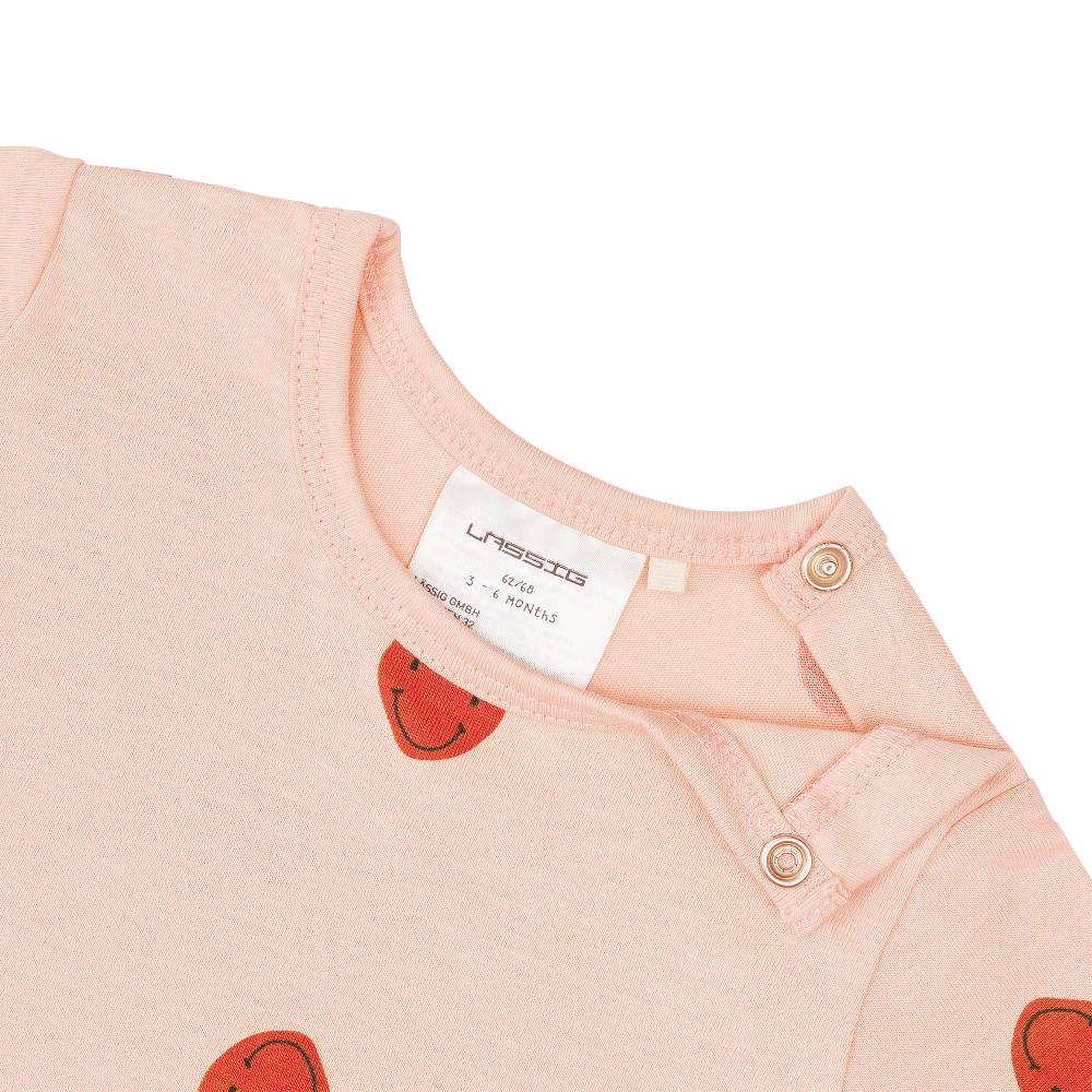Lässig Baby Jumpsuit - Bio Baumwolle, Herzen, Rosa Osterangebot