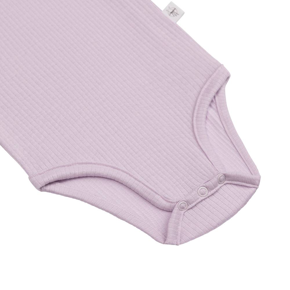 Lässig Baby Body Langarm - gerippt, Lila Bestseller
