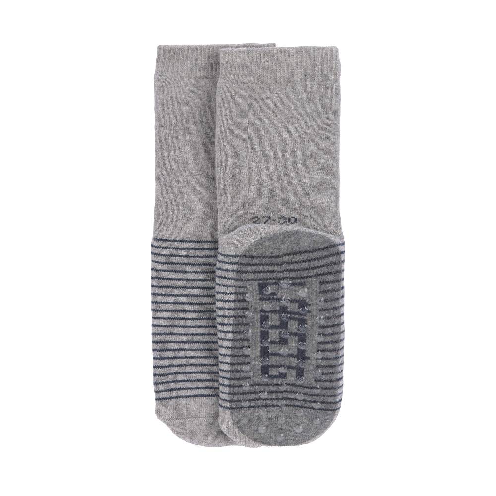 Lässig Kinder Antirutsch-Socken (2er-Set), Blau Grau Begrenzte Freigabe