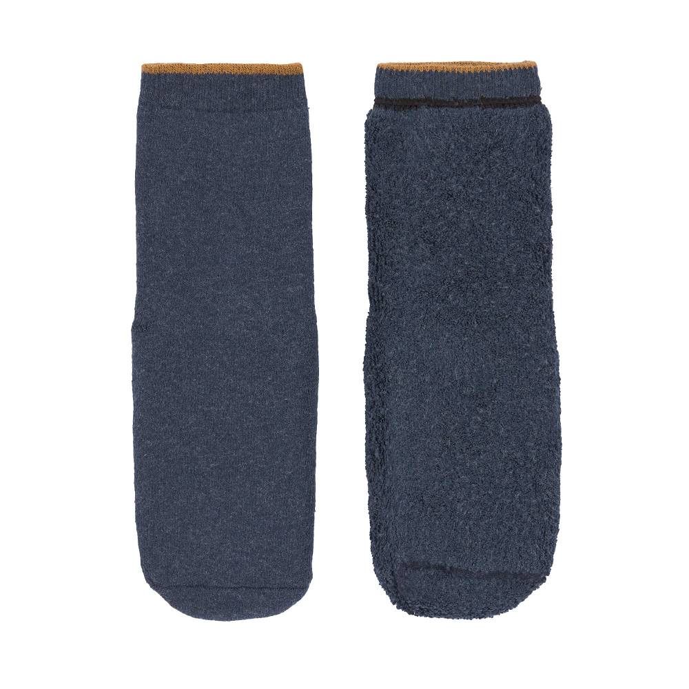 Lässig Kinder Antirutsch-Socken (2er-Set), Blau Grau Begrenzte Freigabe