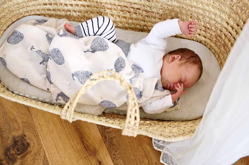 Lässig Mulltücher (3 Stk) - Heavenly Soft Swaddle L, Little Water Whale Letzter Tag