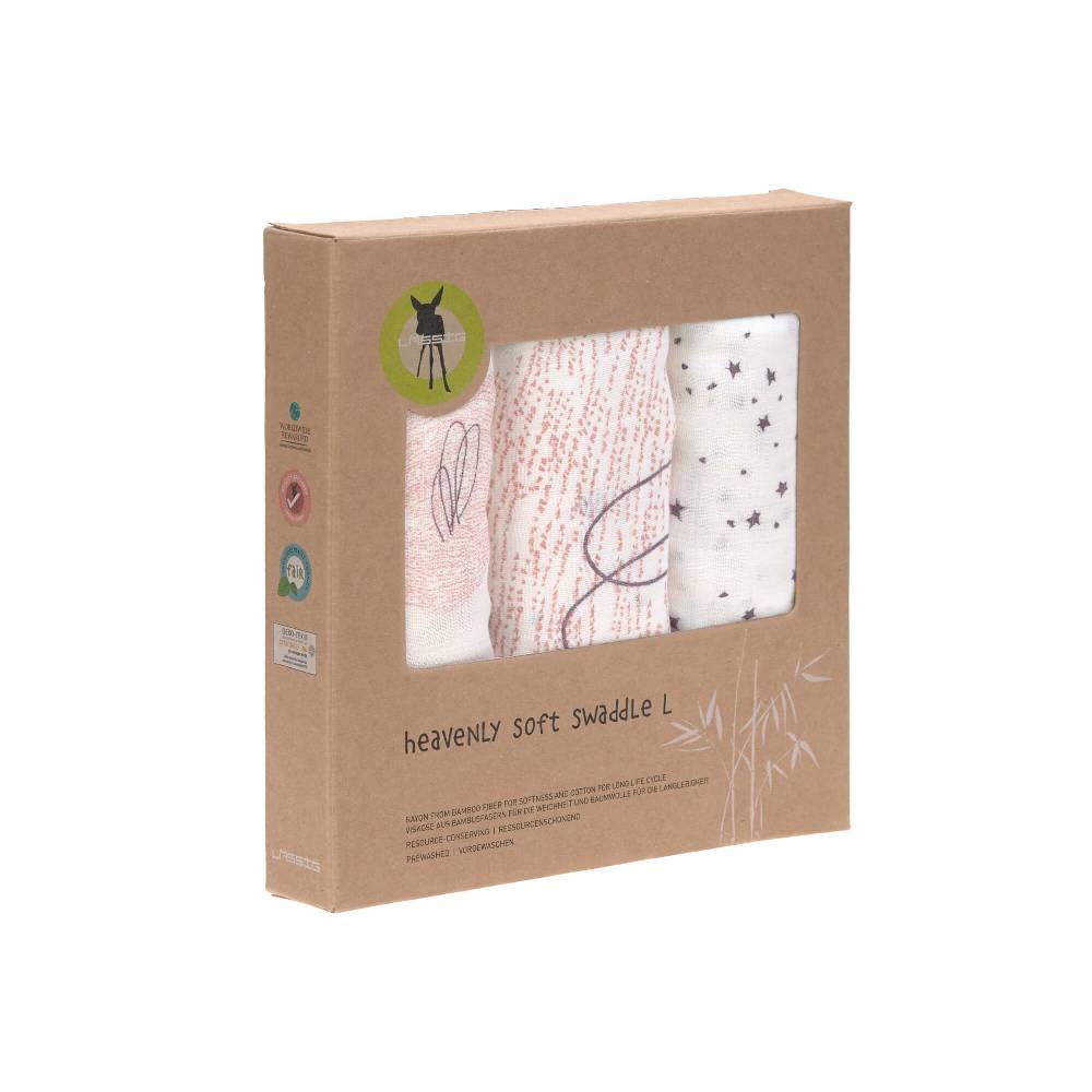 Lässig Mulltücher (3 Stk) - Heavenly Soft Swaddle L, Little Water Swan Bis zu 50% Rabatt