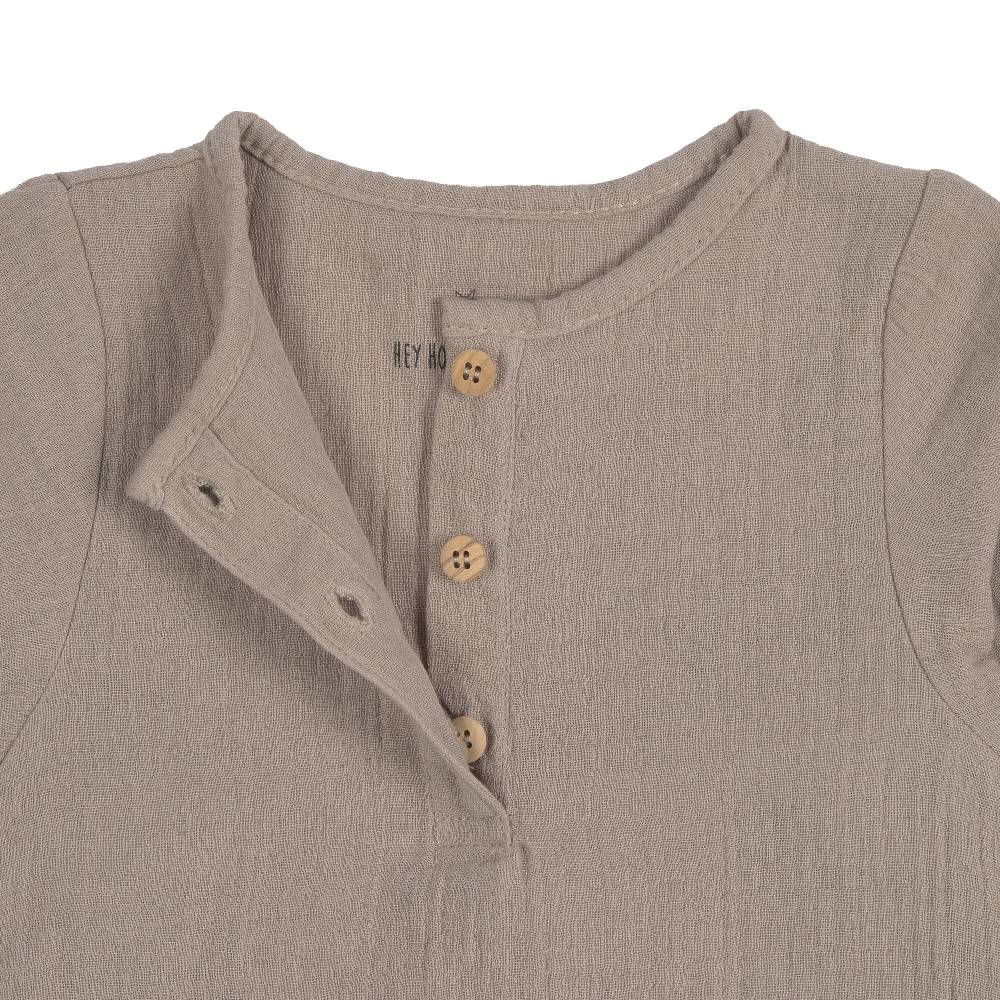 Lässig Baby Langarmshirt - Bio Baumwolle, Taupe, Grau Vierteljährliche Förderung