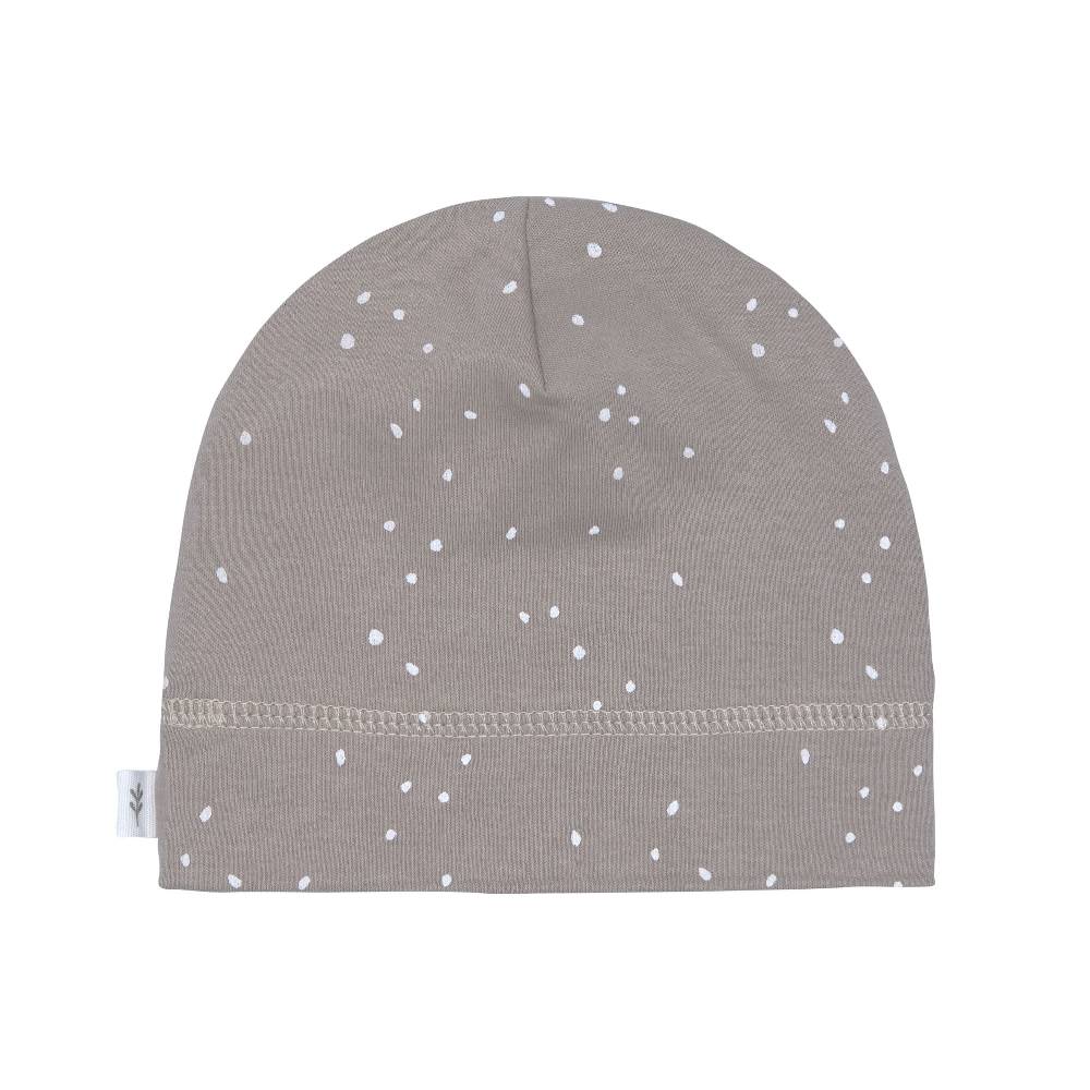 Lässig Beanie Baby - Bio Baumwolle, Punkte, Grau 50% Rabatt mit kostenlosem Versand