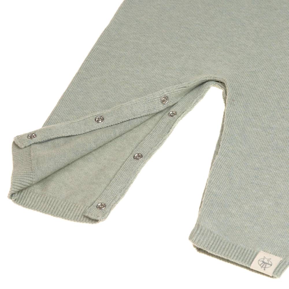 Lässig Baby Strampler - gestrickter Overall, Salbei Clearance-Verkauf