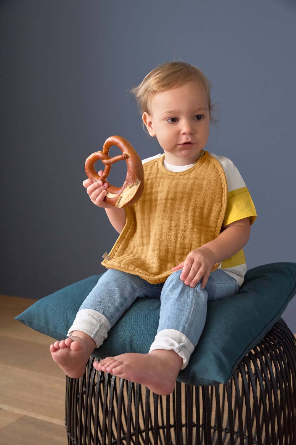 Lässig Mull Lätzchen (3 Stk) - Musselin Bib, Rose Angebote