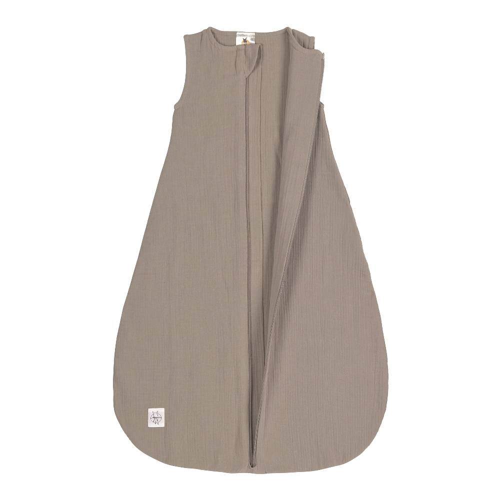 Lässig Baby Sommerschlafsack Tog 1 - Bio Baumwolle, Taupe, Grau Fabrikverkauf