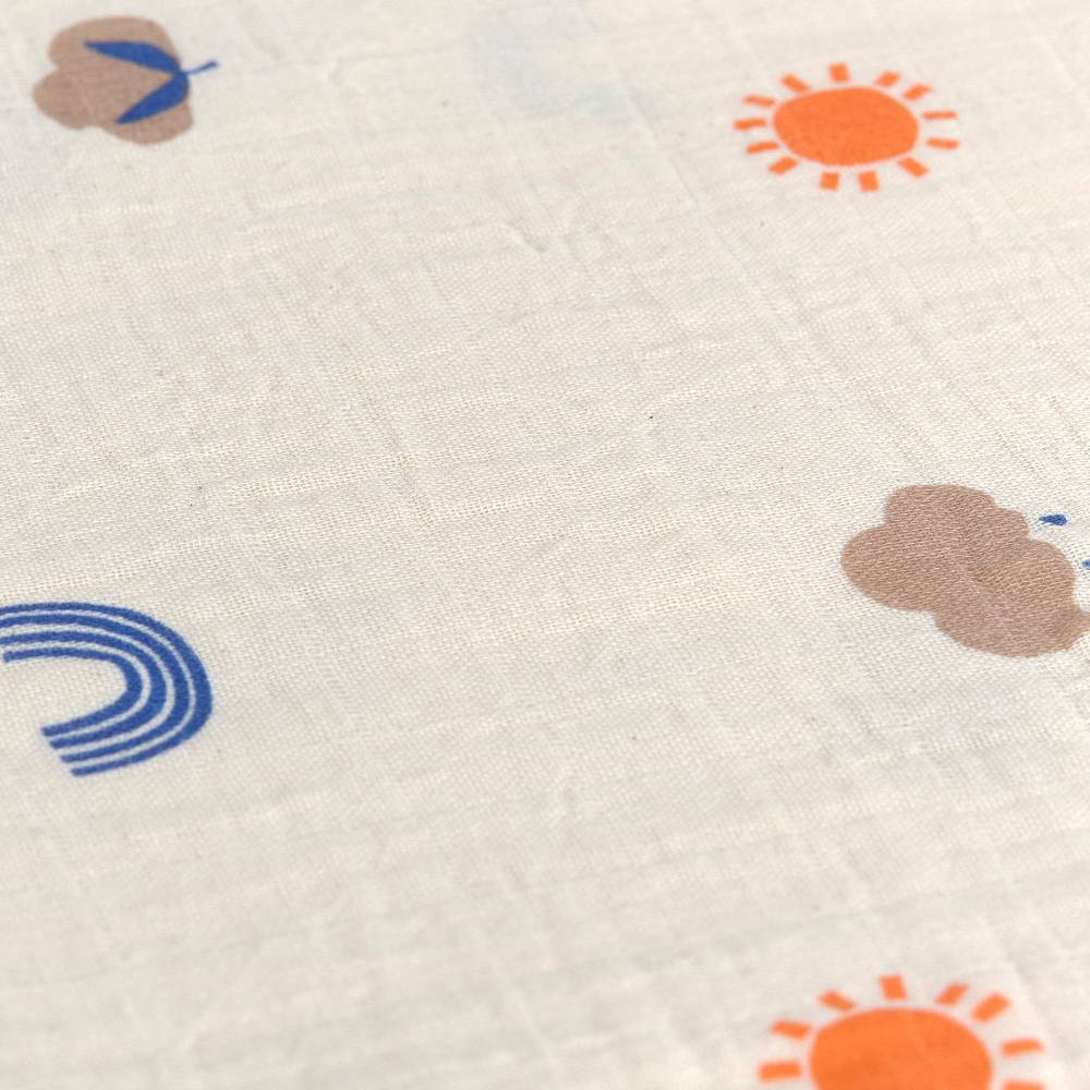 Lässig Mulltücher 2er Set L - Nature, Beige Weihnachtsangebot