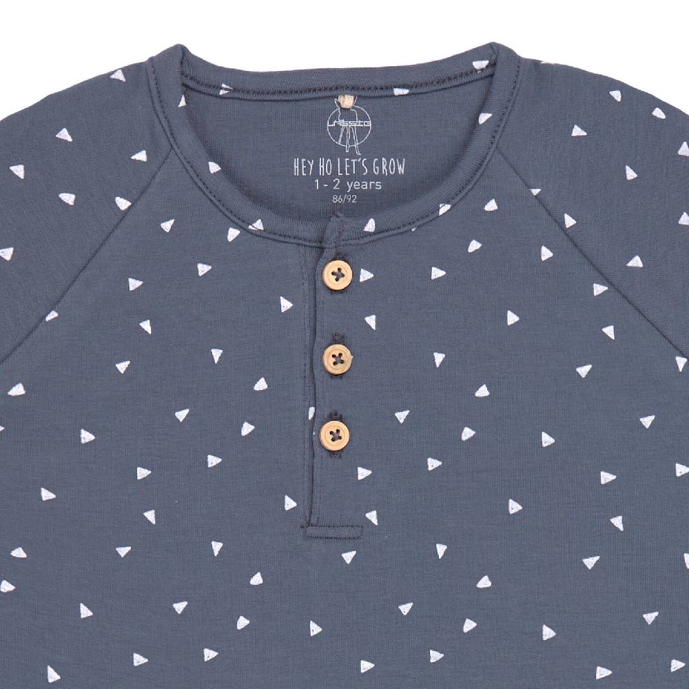 Lässig Strampler, Baby Overall - Bio Baumwolle, Triangle Blau Bestseller